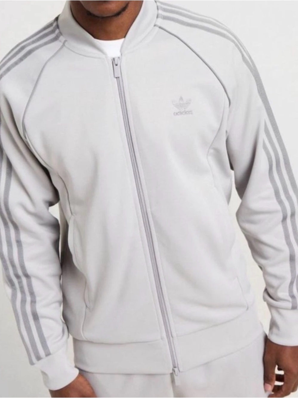 NEW MENS ADIDAS ORIGINALS SUPERSTAR TREFOIL TRACK JACKET ~SIZE Small  #JP2516